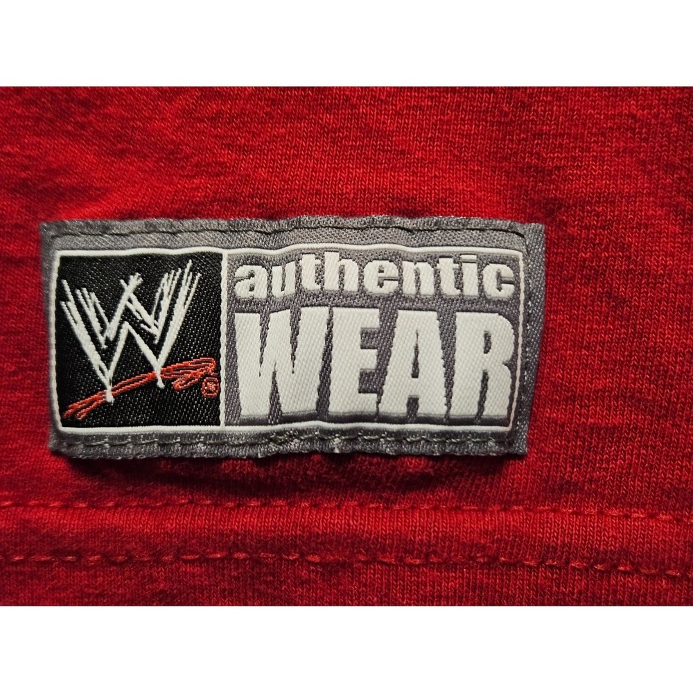 WWE John Cena You Can't See Me T-Shirt Men Size S Red Cotton 2010s Used - Picture 2 of 12